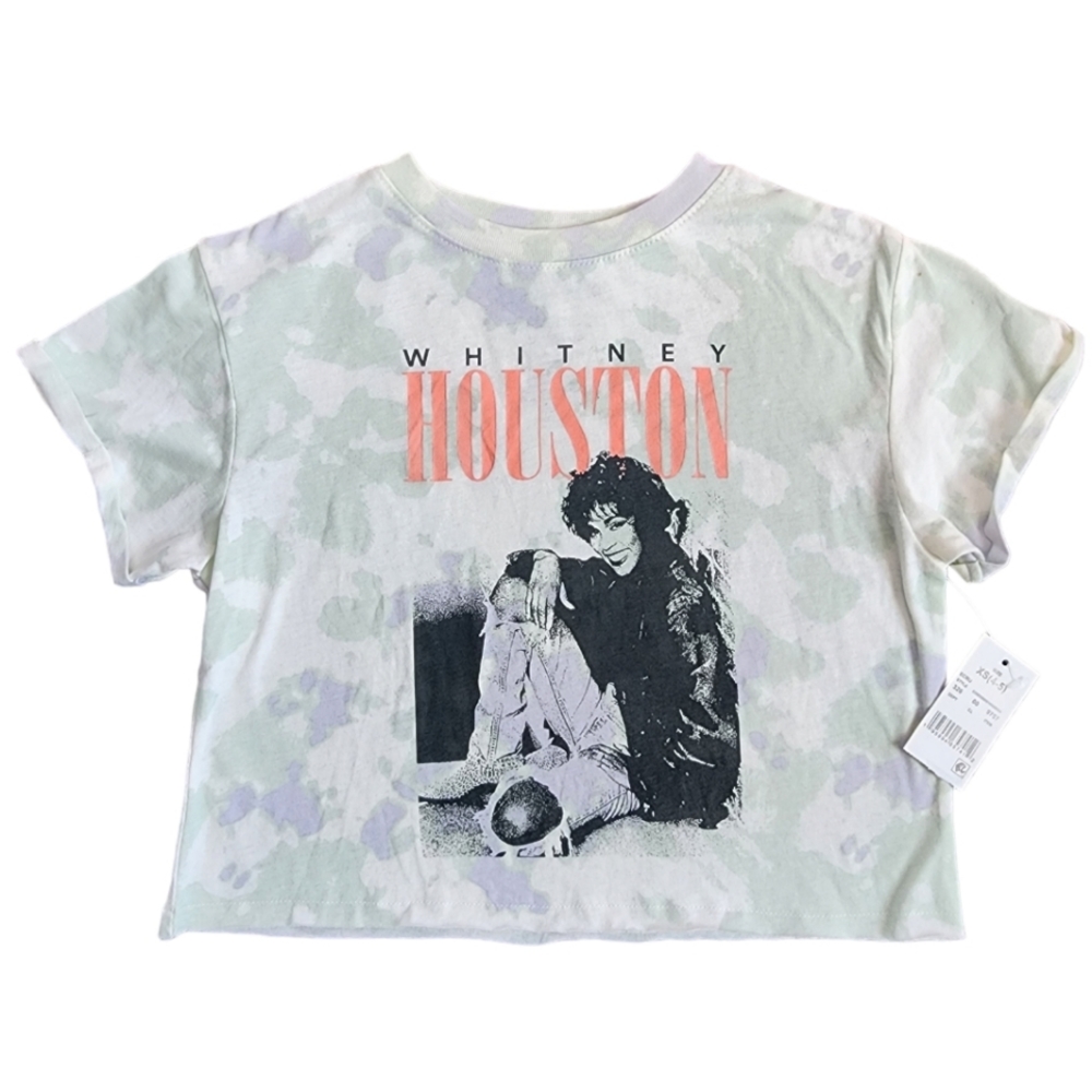 NWT Girls Whitney Houston Crop Tee